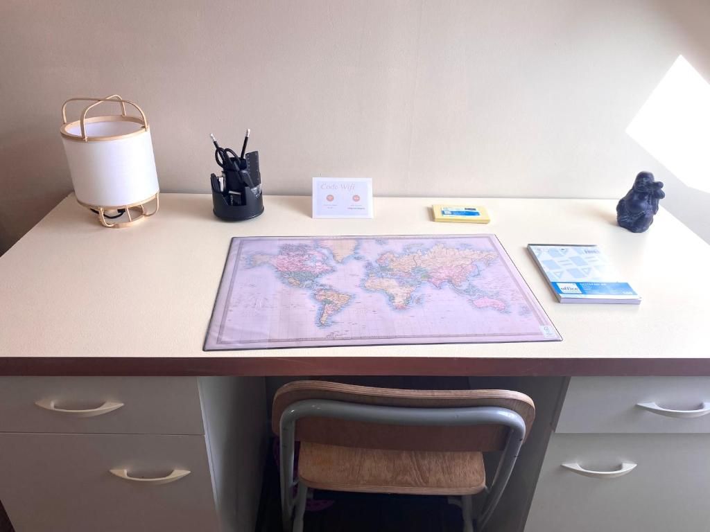 Le bureau, pour travailler au calme