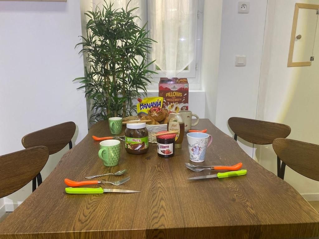 La table de la salle à manger