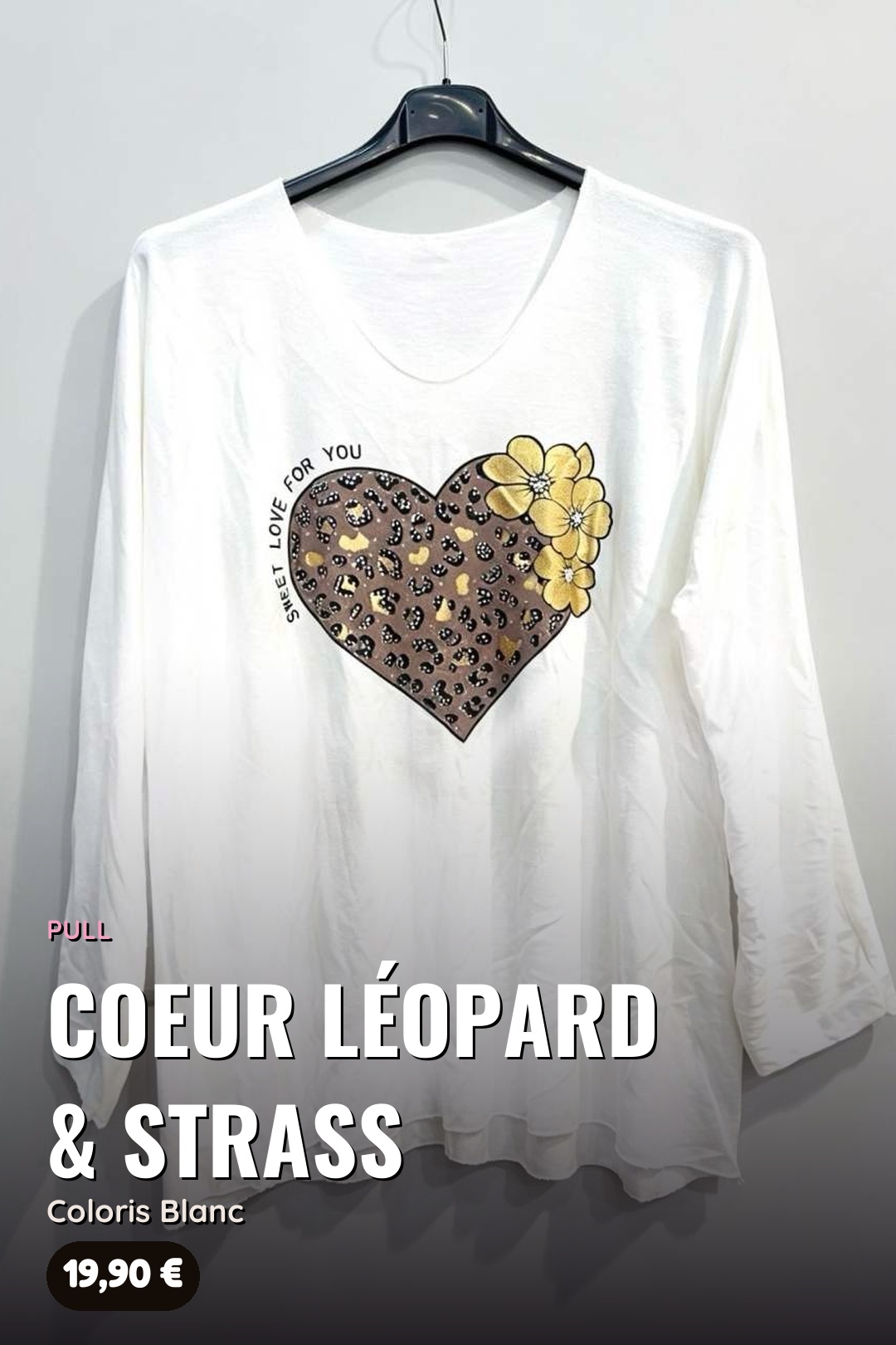 Pull Cœur Léopard « Sweet Love for You » – Image 12