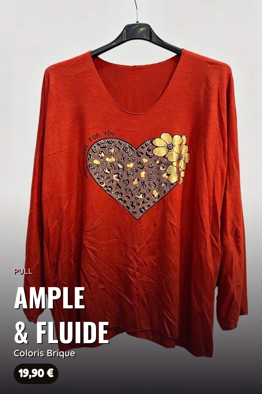 Pull Cœur Léopard « Sweet Love for You » – Image 13