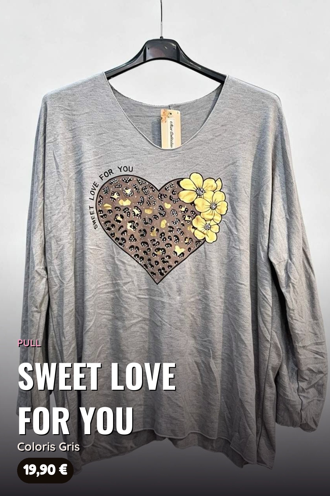 Pull Cœur Léopard « Sweet Love for You » – Image 10