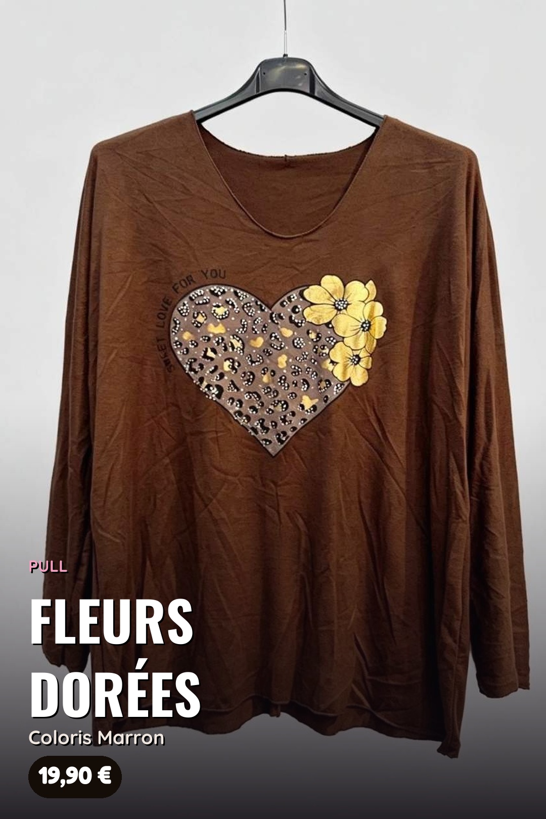 Pull Cœur Léopard « Sweet Love for You » – Image 11