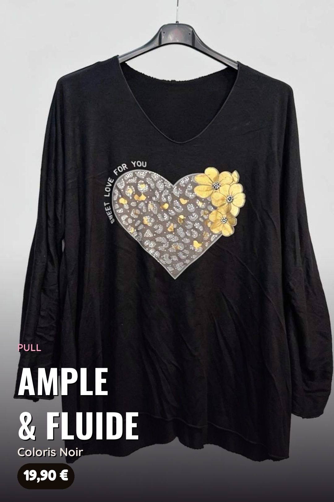 Pull Cœur Léopard « Sweet Love for You » – Image 5