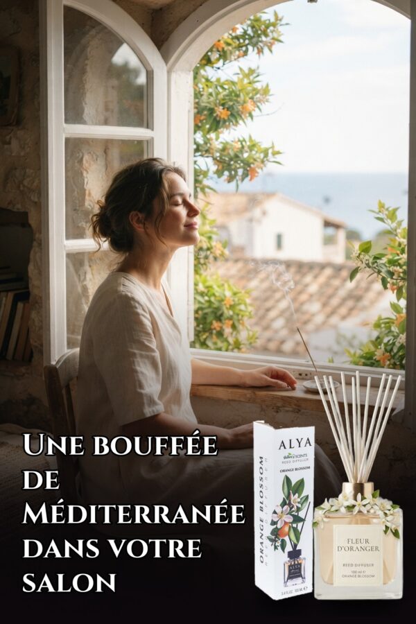 Mikado Parfumé Fleur d’Oranger – 3 Mois de Parfum Enivrant