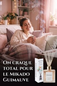 Mikado Parfumé Guimauve – 3 Mois de Parfum Enivrant