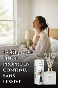 Mikado Parfumé Linge Frais – 3 Mois de Parfum Enivrant